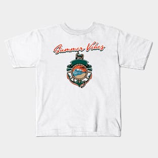 Summer Vibes Tees Kids T-Shirt